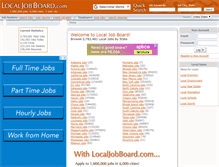 Tablet Screenshot of localjobboard.com